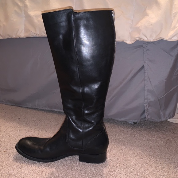 Frye Melissa Stud Back Riding Boots - Picture 2 of 5